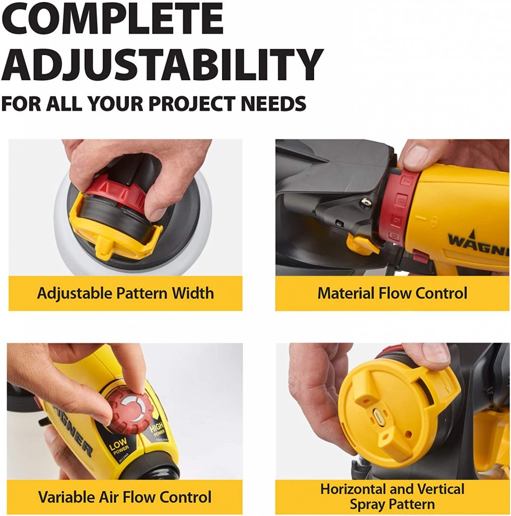 71UQ 7046oL. AC SL1500 Wagner Spraytech 0529091 FLEXiO 5000 Stationary HVLP Paint Sprayer--(Best Paint Sprayer For Cabinets)